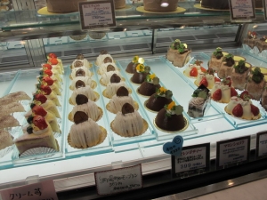 チョコレートショップのチョコレートケーキ